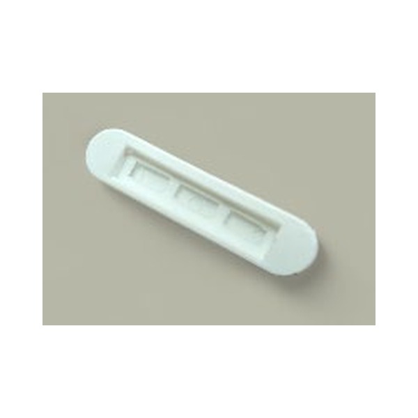 White 45 degree large weep cover