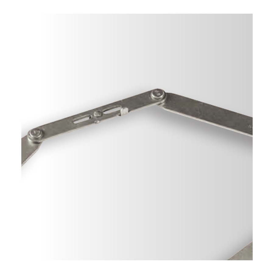 Optima awning operator arm assembly in stainless steel