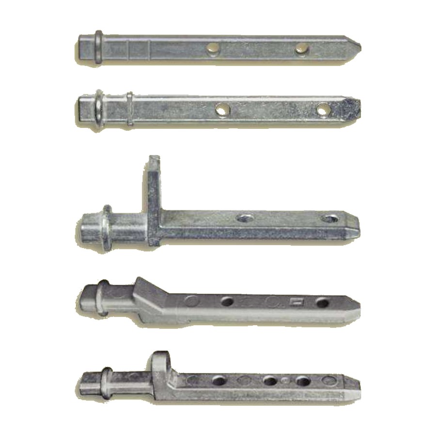 Five PivotTrue 3/4 inch zinc alloy pivot bars