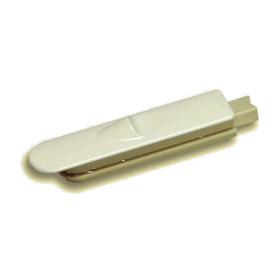 SightLine SR-1 small flush tilt latch for wood windows in almond