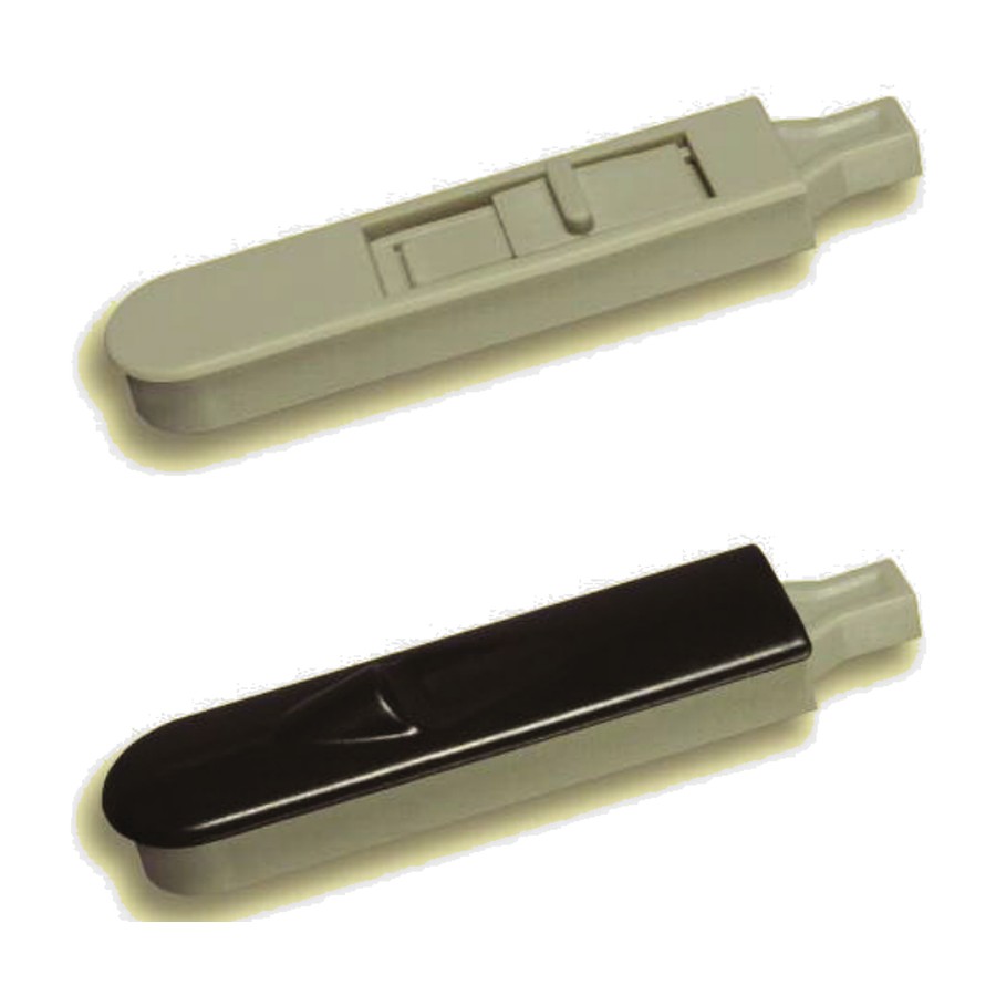 SightLine SR-2 flush tilt latch for wood windows, almond and dark bronze