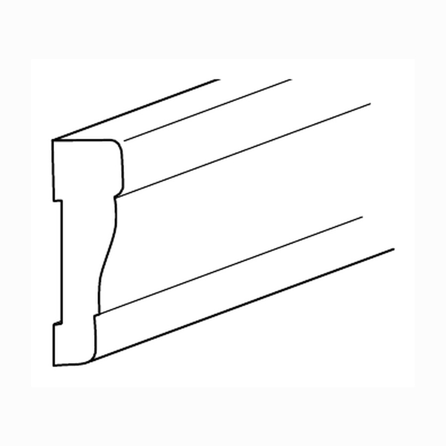 Classic Casing (A-6) cellular PVC profile drawing