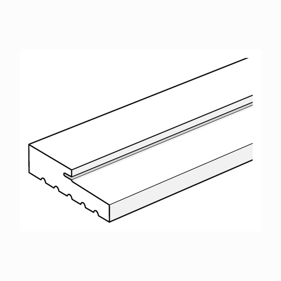 5-1/4" Door Frame cellular PVC profile drawing