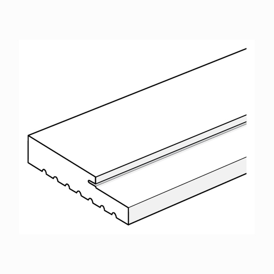 Cellular PVC door frame profile drawing
