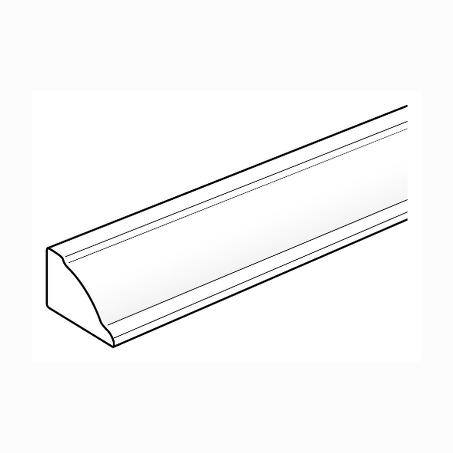 Glazing Sidelite Bead cellular PVC profile drawing