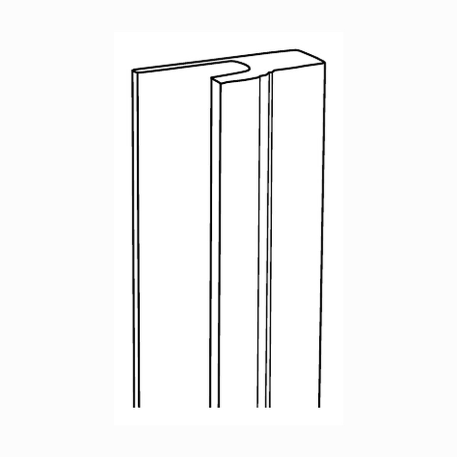 J-Channel Brick Mould cellular PVC profile drawing