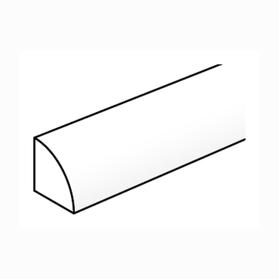Quarter Round cellular PVC profile drawing