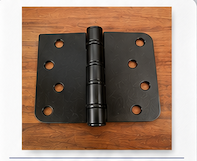4x4 black ball bearing door hinge
