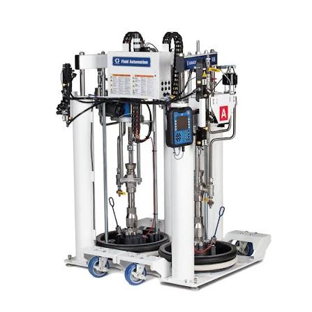 Graco 55 gallon one-part sealant pump on mobile cart