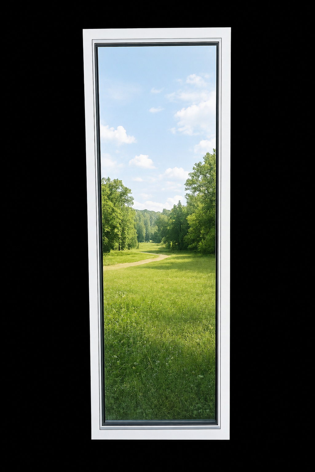 Novatech 20x64 triple-pane clear door glass unit