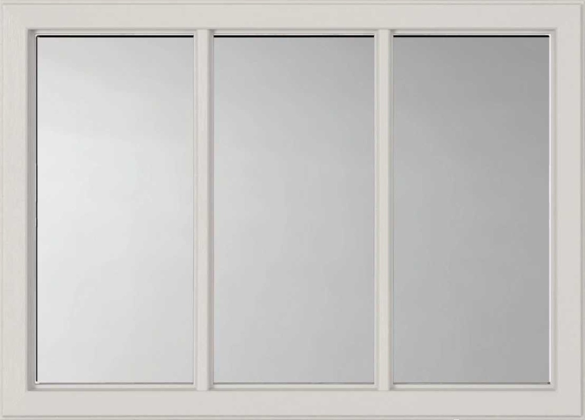ODL 22x15.25 transom glass with applied 3-lite grille