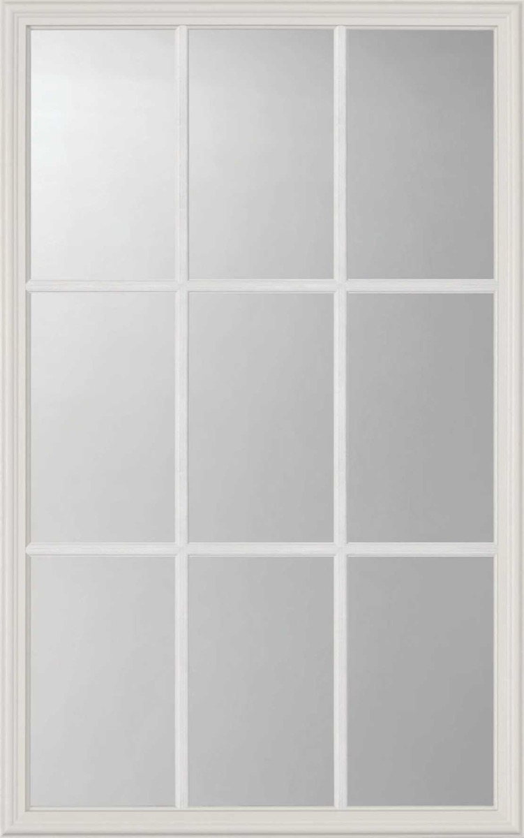 ODL 22x36 door glass with a 9-lite grille