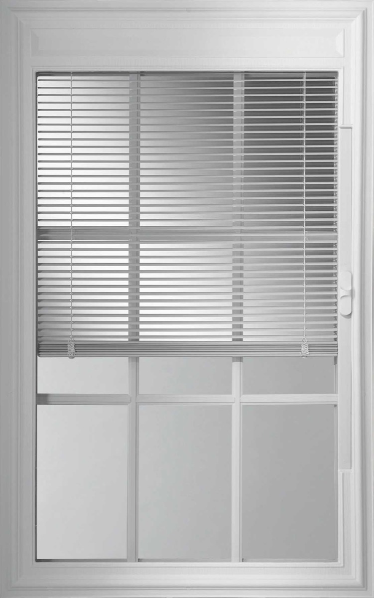 ODL 22x36 triple glazed enclosed blind with 9-light grille