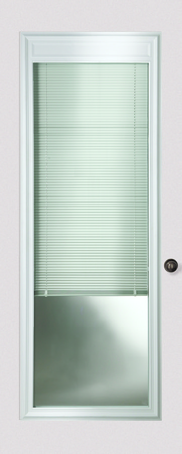 ODL 22x64 triple glazed enclosed blind in a full-lite entry door