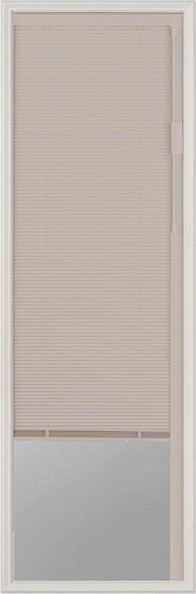 ODL 20x64 dual glazed enclosed blind with tan slats