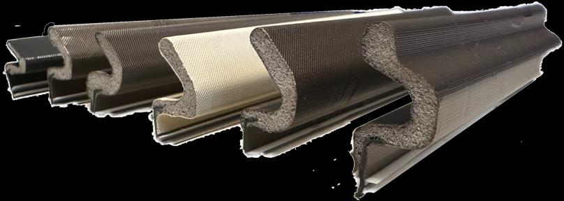 Q-LON door seal profiles in multiple colors
