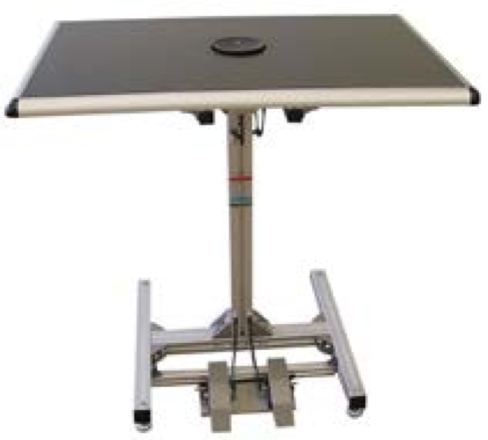 Quanex Swift Shop Table rotating spacer application table