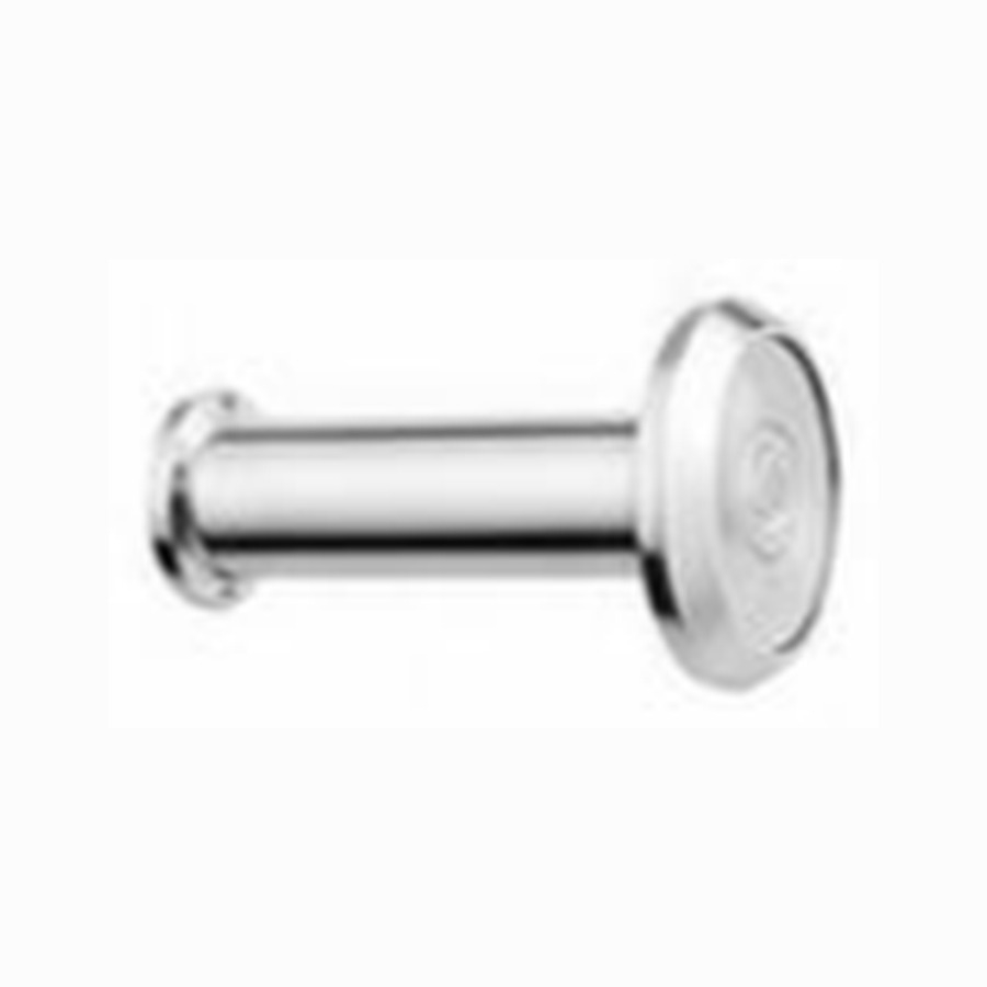 Standard polished chrome door viewer with 180 degree plastic lens