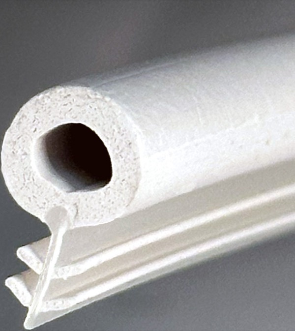Extruded TPV bulb window seal profile