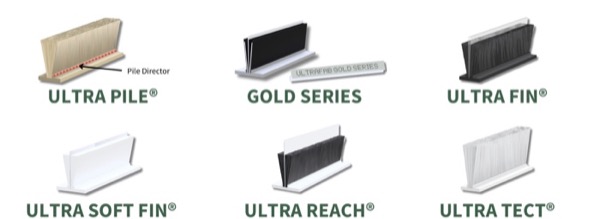 Ultrafab weatherseal product line samples